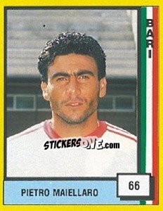 Sticker Pietro Maiellaro - Il Grande Calcio 1990 n. 66 - Vallardi