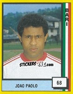 Sticker Joao Paolo - Il Grande Calcio 1990 n. 68 - Vallardi
