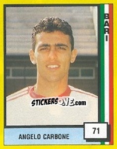 Sticker Angelo Carbone - Il Grande Calcio 1990 n. 71 - Vallardi
