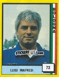 Sticker Luigi Maifredi - Il Grande Calcio 1990 n. 73 - Vallardi
