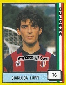 Figurina Gianluca Luppi - Il Grande Calcio 1990 - Vallardi