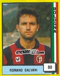 Sticker Romano Galvani - Il Grande Calcio 1990 - Vallardi