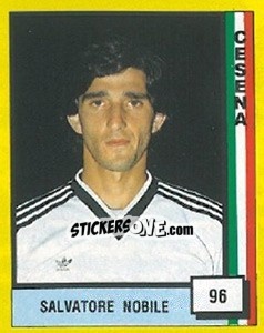 Sticker Salvatore Nobile - Il Grande Calcio 1990 n. 96 - Vallardi