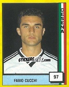 Cromo Fabio Cucchi - Il Grande Calcio 1990 - Vallardi