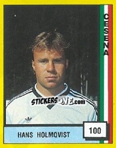 Sticker Hans Holmqvist - Il Grande Calcio 1990 n. 100 - Vallardi