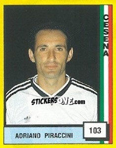 Cromo Adriano Piraccini - Il Grande Calcio 1990 - Vallardi