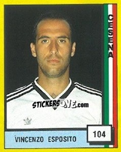 Sticker Vincenzo Esposito - Il Grande Calcio 1990 n. 104 - Vallardi