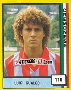 Sticker Luigi Gualco - Il Grande Calcio 1990 n. 110 - Vallardi