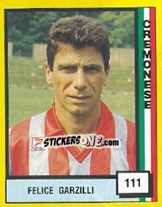 Sticker Felice Garzilli - Il Grande Calcio 1990 n. 111 - Vallardi