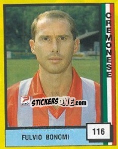 Sticker Fulvio Bonomi - Il Grande Calcio 1990 n. 116 - Vallardi