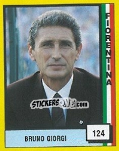 Figurina Bruno Giorgi - Il Grande Calcio 1990 - Vallardi