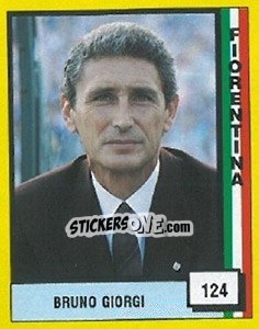Sticker Bruno Giorgi - Il Grande Calcio 1990 n. 124 - Vallardi