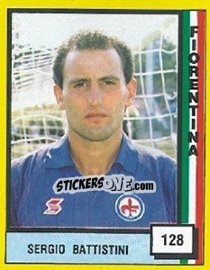Sticker Sergio Battistini - Il Grande Calcio 1990 - Vallardi