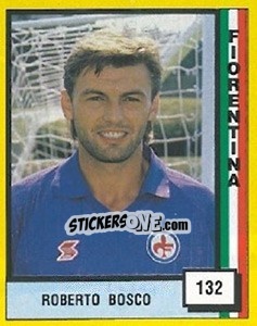 Sticker Roberto Bosco - Il Grande Calcio 1990 - Vallardi