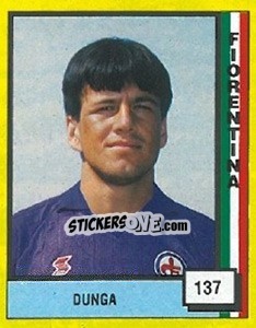 Sticker Dunga - Il Grande Calcio 1990 n. 137 - Vallardi