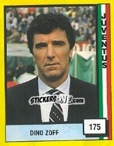 Sticker Dino Zoff - Il Grande Calcio 1990 n. 175 - Vallardi