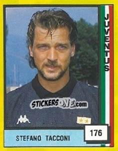 Sticker Stefano Tacconi - Il Grande Calcio 1990 n. 176 - Vallardi