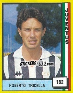 Sticker Roberto Tricella - Il Grande Calcio 1990 n. 182 - Vallardi