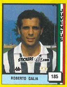 Sticker Roberto Galia - Il Grande Calcio 1990 n. 185 - Vallardi