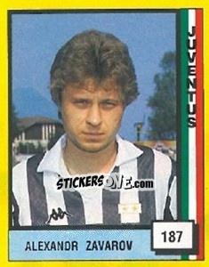 Sticker Alexandr Zavarov - Il Grande Calcio 1990 n. 187 - Vallardi