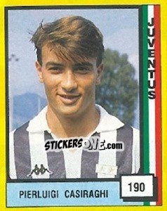 Sticker Pierluigi Casiraghi - Il Grande Calcio 1990 n. 190 - Vallardi