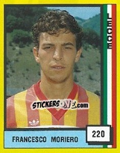 Sticker Francesco Moreiro - Il Grande Calcio 1990 n. 220 - Vallardi