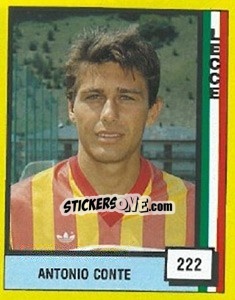 Cromo Antonio Conte - Il Grande Calcio 1990 - Vallardi