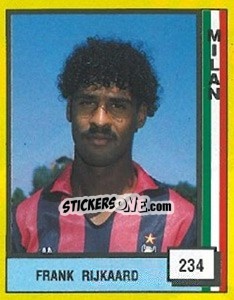 Cromo Frank Rijkaard - Il Grande Calcio 1990 - Vallardi