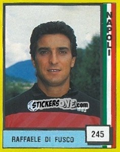 Cromo Raffaele Di Fusco - Il Grande Calcio 1990 - Vallardi