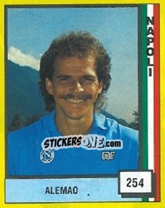 Sticker Alemao - Il Grande Calcio 1990 n. 254 - Vallardi