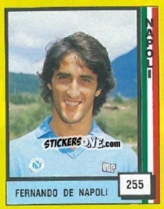 Sticker Fernando De Napoli - Il Grande Calcio 1990 n. 255 - Vallardi