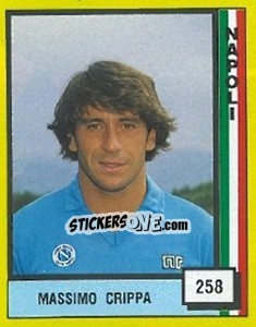 Sticker Massimo Grippa - Il Grande Calcio 1990 n. 258 - Vallardi