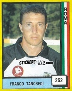 Sticker Franco Tancredi - Il Grande Calcio 1990 n. 262 - Vallardi