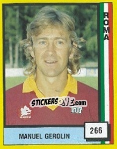 Sticker Manuel Georlin - Il Grande Calcio 1990 n. 266 - Vallardi