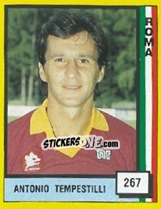 Sticker Antonio Tempestilli - Il Grande Calcio 1990 n. 267 - Vallardi