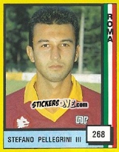 Cromo Stefano Pellegnini III - Il Grande Calcio 1990 - Vallardi