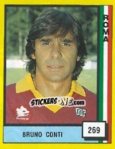 Sticker Bruno Conti - Il Grande Calcio 1990 n. 269 - Vallardi
