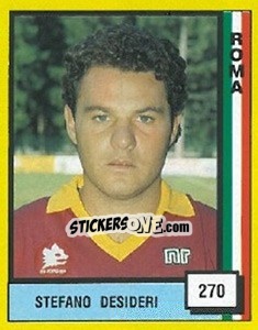Sticker Stefano Desideri - Il Grande Calcio 1990 n. 270 - Vallardi