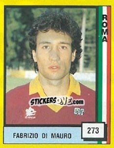 Sticker Fabrizio Di Mauro - Il Grande Calcio 1990 - Vallardi