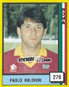 Sticker Paolo Baldieri - Il Grande Calcio 1990 n. 276 - Vallardi