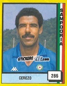 Sticker Cerezo - Il Grande Calcio 1990 n. 286 - Vallardi