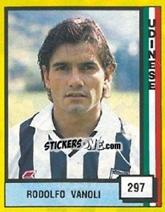 Sticker Rodolfo Vanoli - Il Grande Calcio 1990 n. 297 - Vallardi