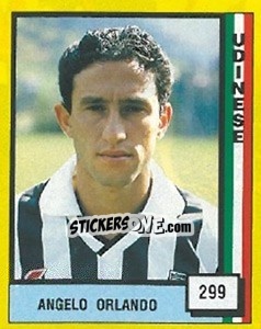 Cromo Angelo Orlando - Il Grande Calcio 1990 - Vallardi