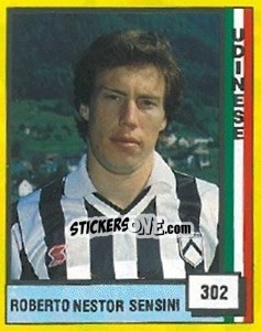 Sticker Roberto Nestor Sensini - Il Grande Calcio 1990 - Vallardi