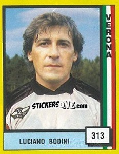 Sticker Luciano Bodini - Il Grande Calcio 1990 n. 313 - Vallardi