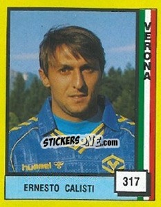 Sticker Ernesto Calisti - Il Grande Calcio 1990 n. 317 - Vallardi
