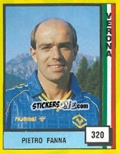 Cromo Pietro Fanna - Il Grande Calcio 1990 - Vallardi