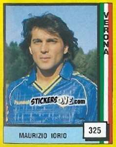Cromo Maurizio Iorio - Il Grande Calcio 1990 - Vallardi