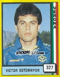 Sticker Victor Sotomayor - Il Grande Calcio 1990 n. 327 - Vallardi