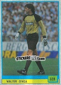 Sticker Walter Zenga - Il Grande Calcio 1990 n. 328 - Vallardi